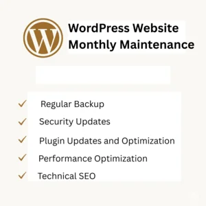 WordPress Website Monthly Maintenance